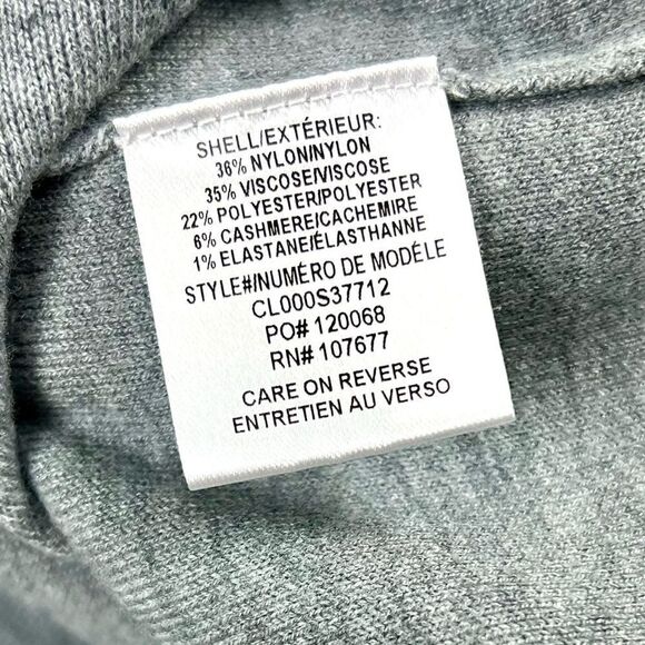 Alice + Olivia Cashmere Blend Open V Turtleneck Sweater - Picture 7 of 10